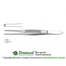Stille Dissecting Forcep 2 x 3 Teeth Stainless Steel, 15 cm - 6"